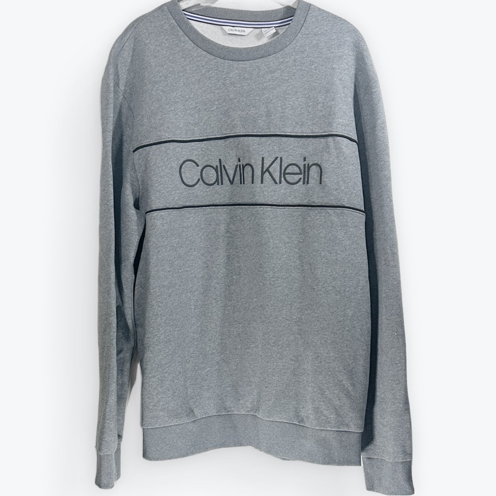 Calvin Klein Gray Crewneck Sweater men’s XL